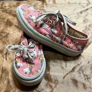 Vans x Disney Pink Toy Story Woody Bo Peep US kids size 12 Authentic Lace-Up Can